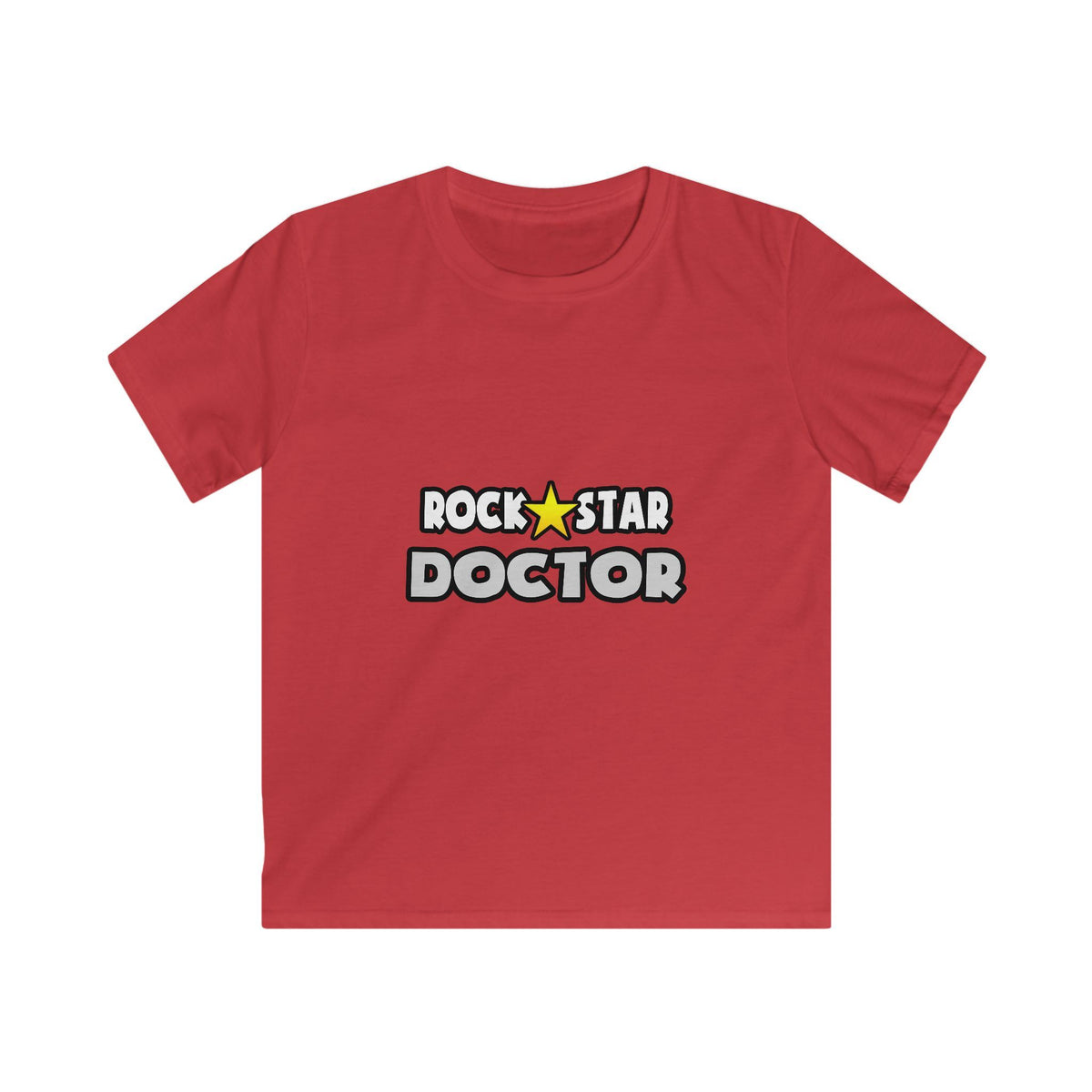 Rock Star Doctor (2) - Kids Softstyle Tee