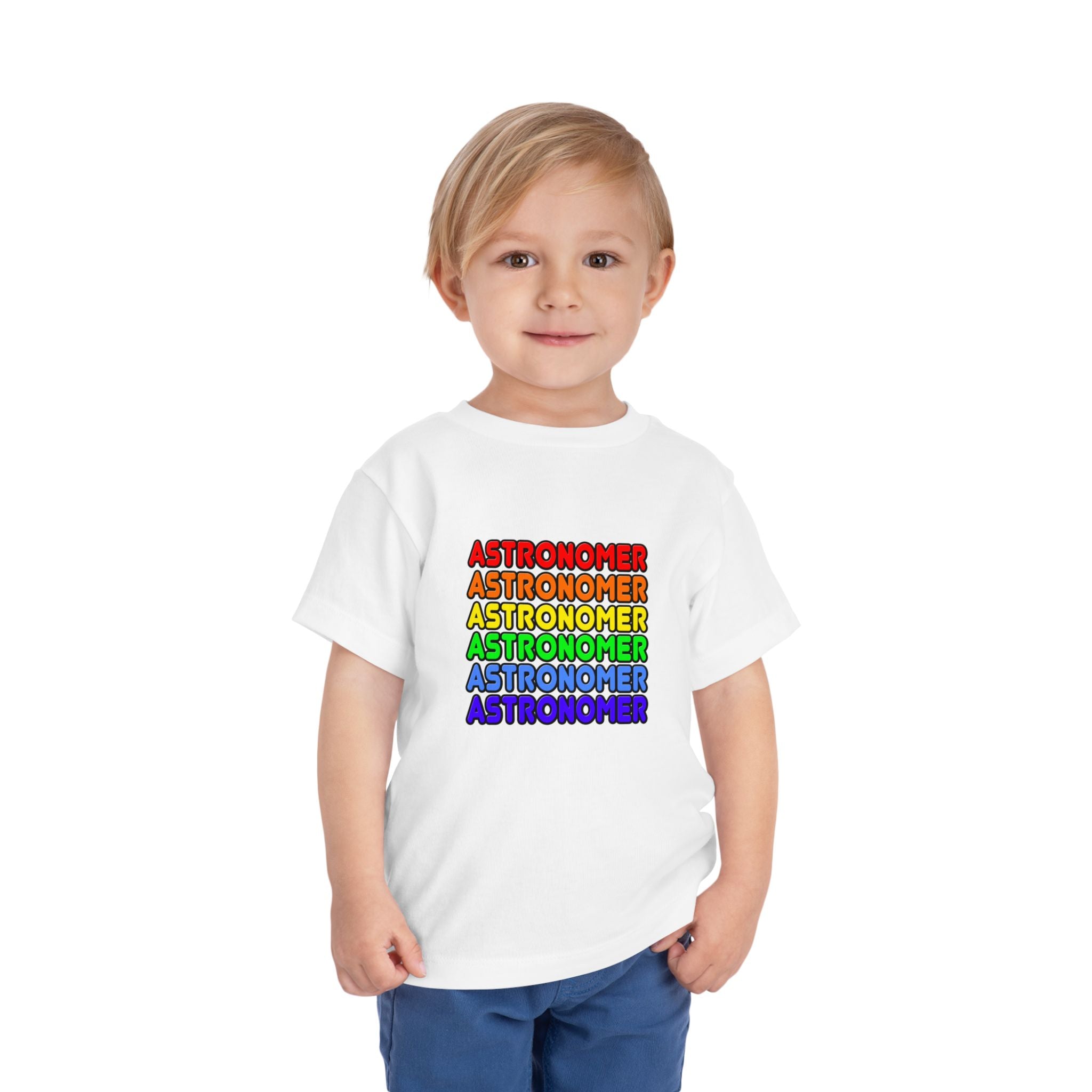 Rainbow Astronomer - Toddler Short Sleeve Tee