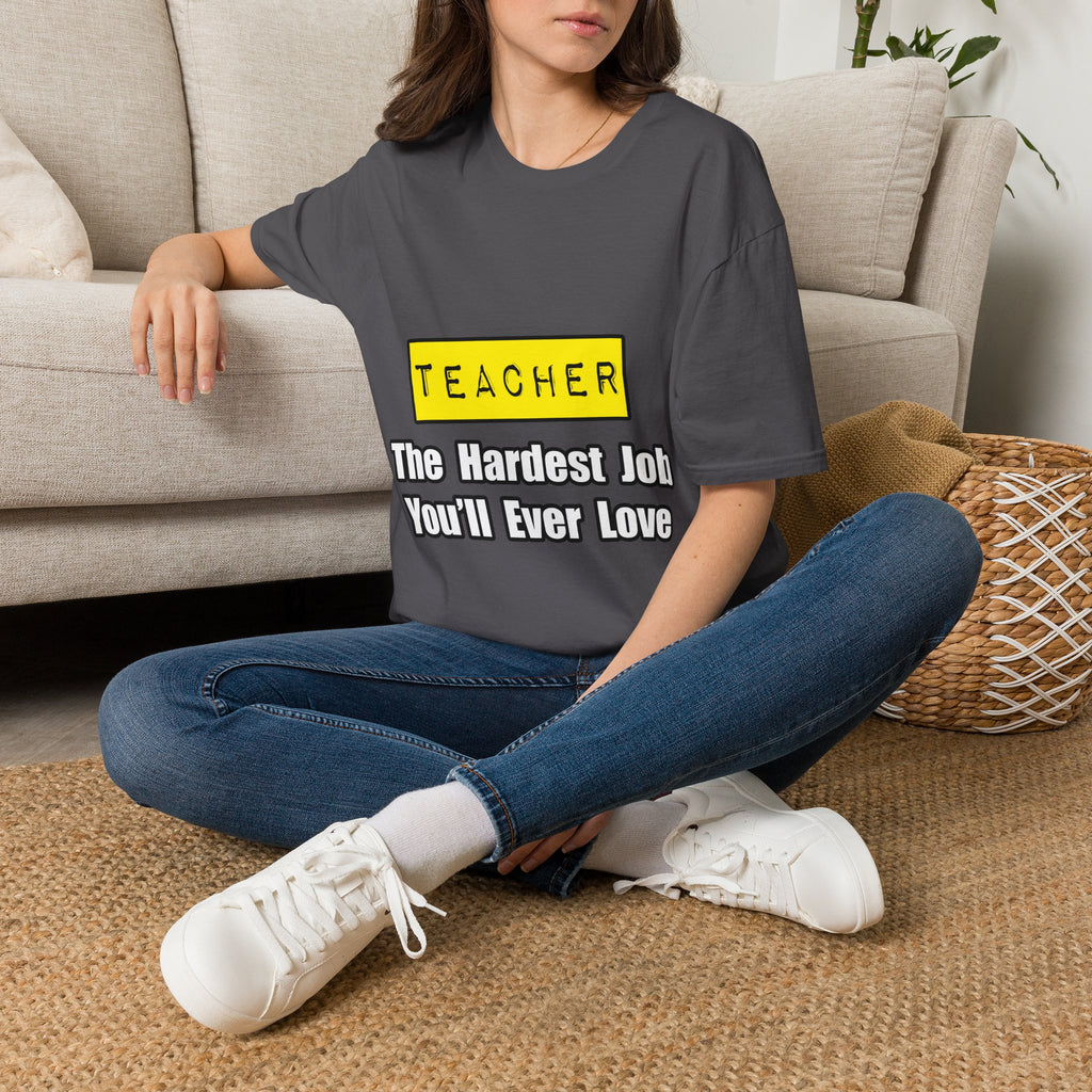 Teacher...Hardest Job You'll Ever Love - Unisex Softstyle T-Shirt