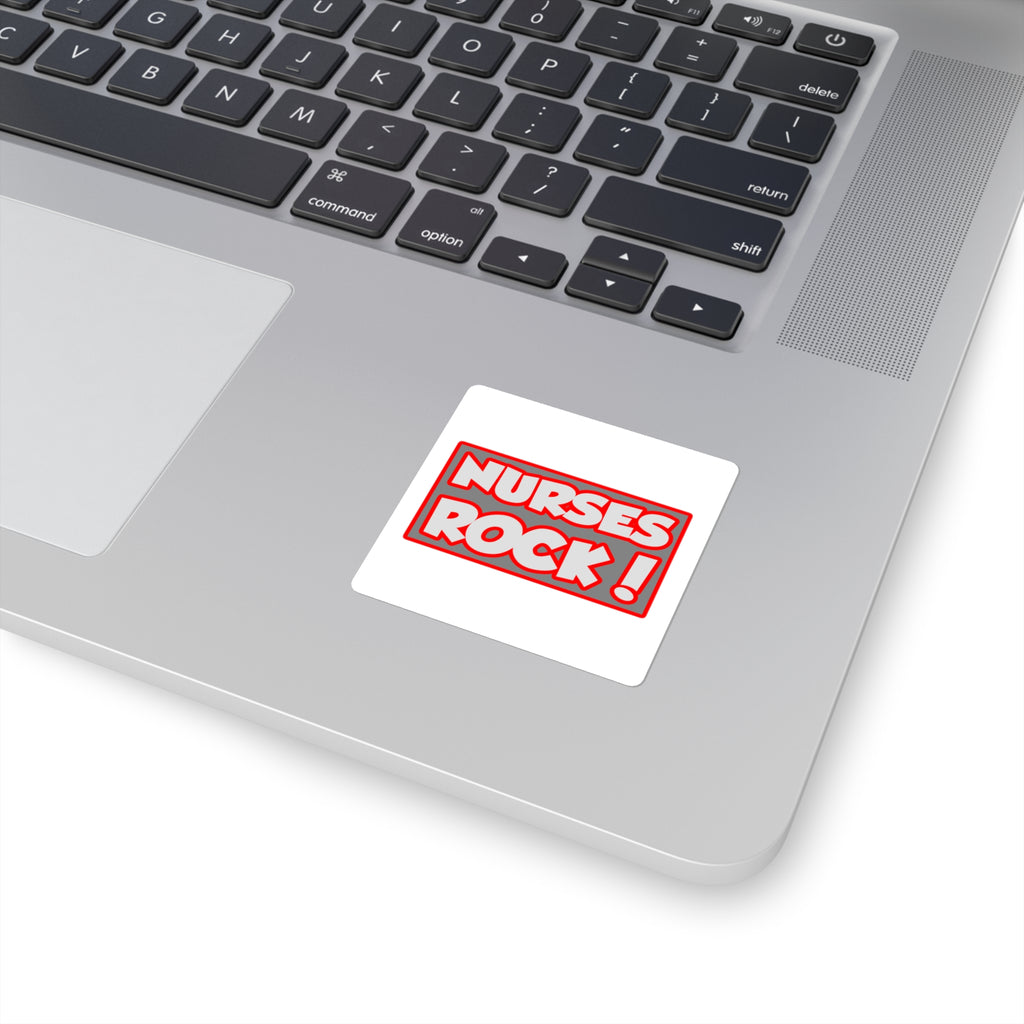 Nurses Rock! - Square Stickers
