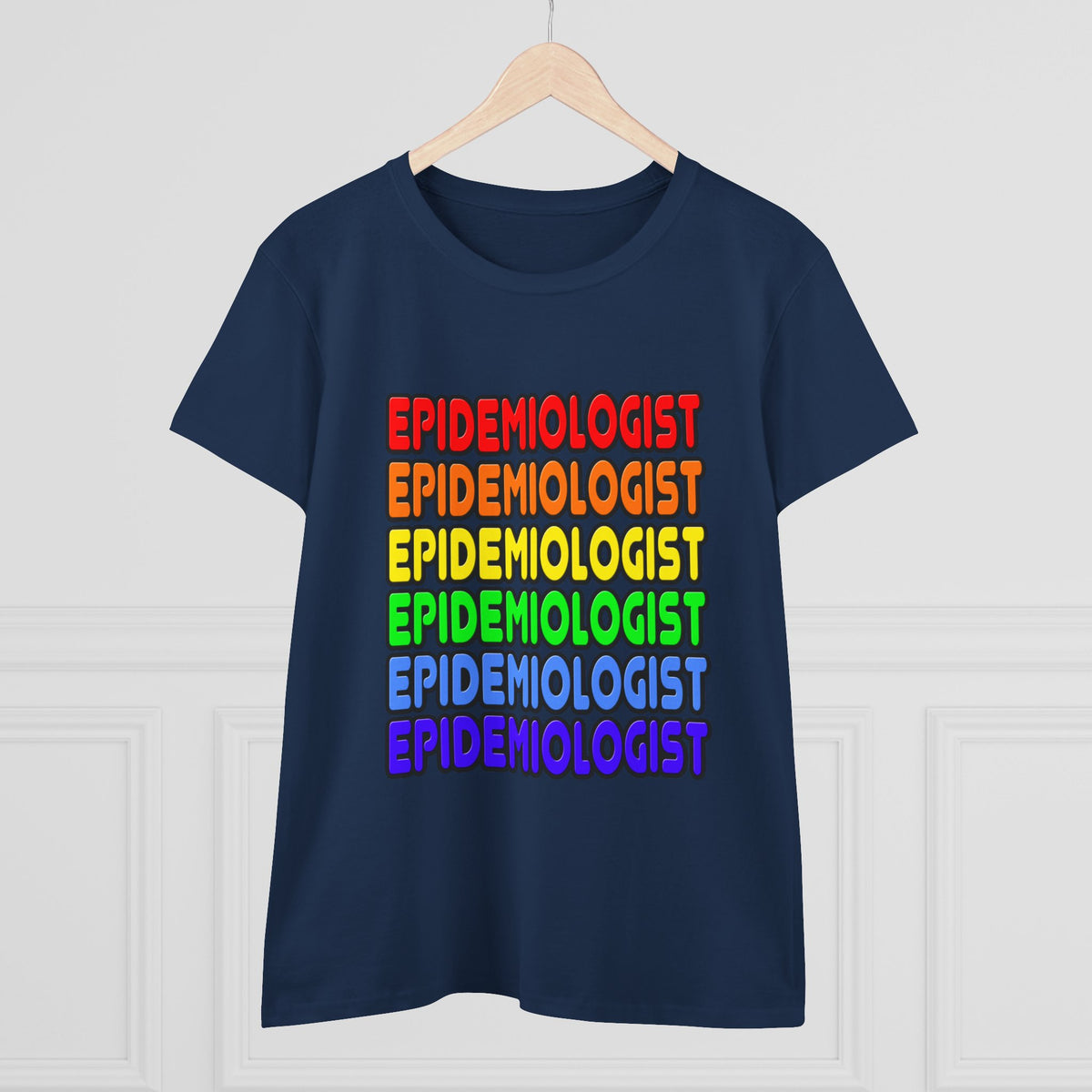 Rainbow Epidemiologist - Women's Midweight Cotton Tee