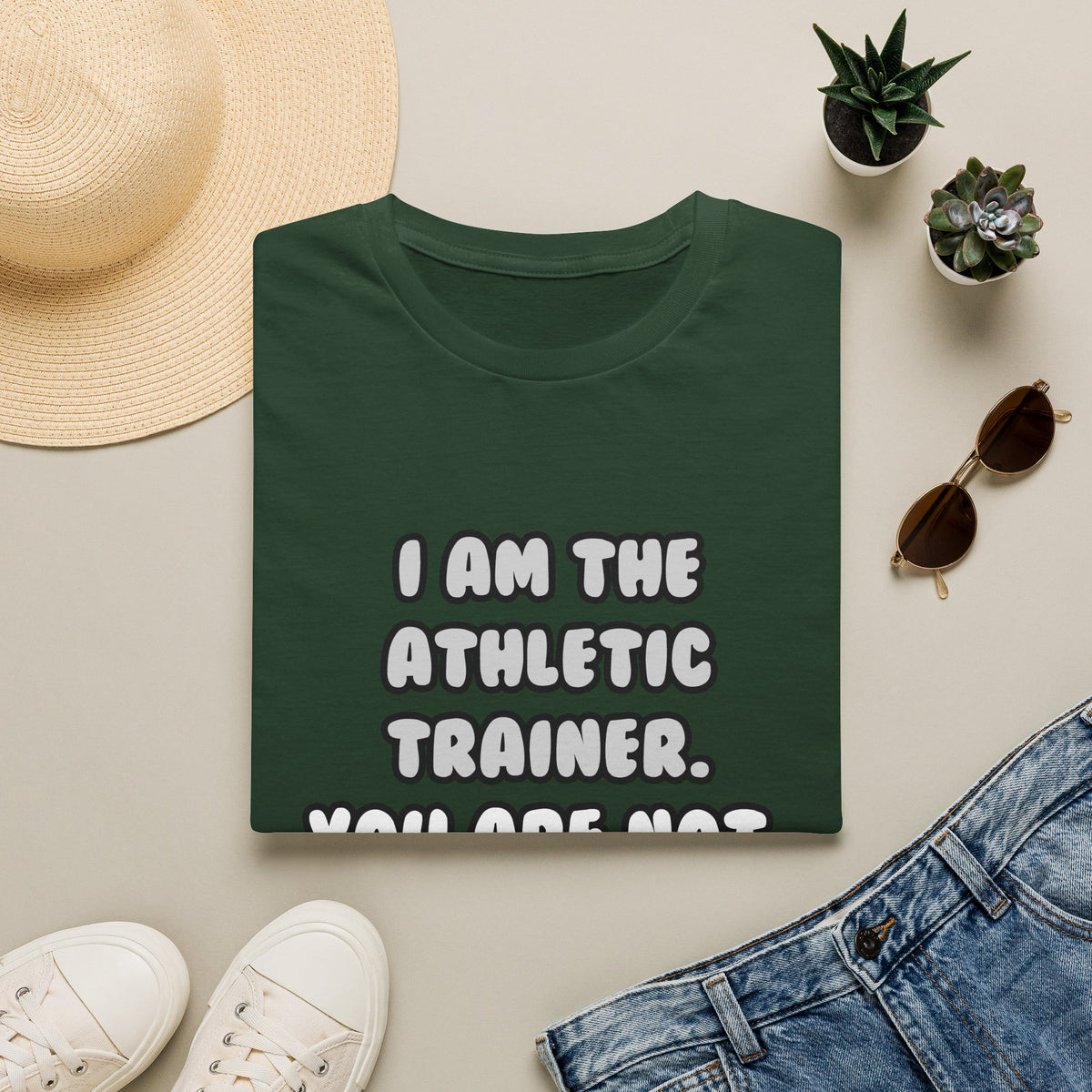 Deal With It ... Funny Athletic Trainer - Unisex Softstyle T-Shirt