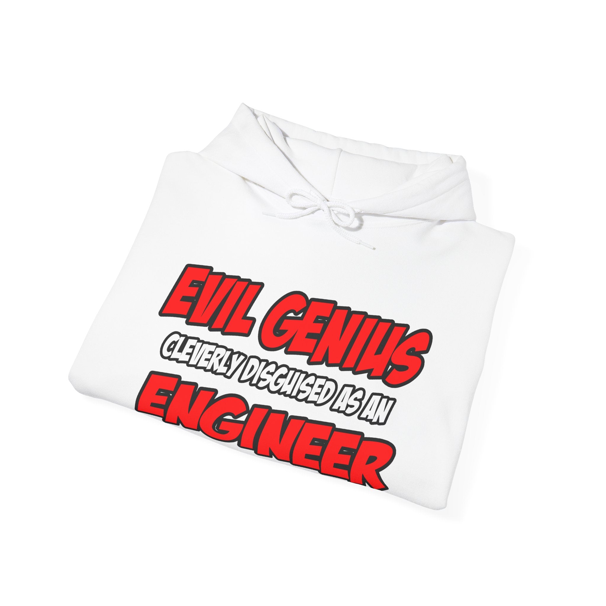 Evil Genius...Engineer - Unisex Heavy Blend™ Hooded Sweatshirt