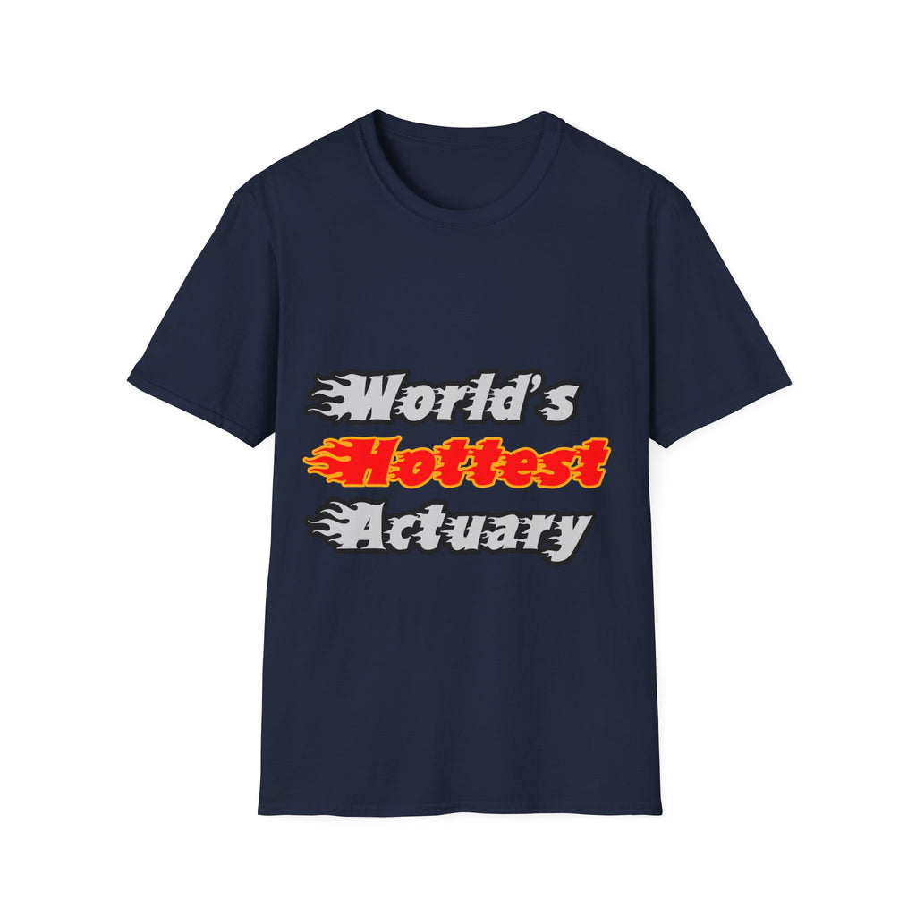 World's Hottest Actuary - Unisex Softstyle T-Shirt