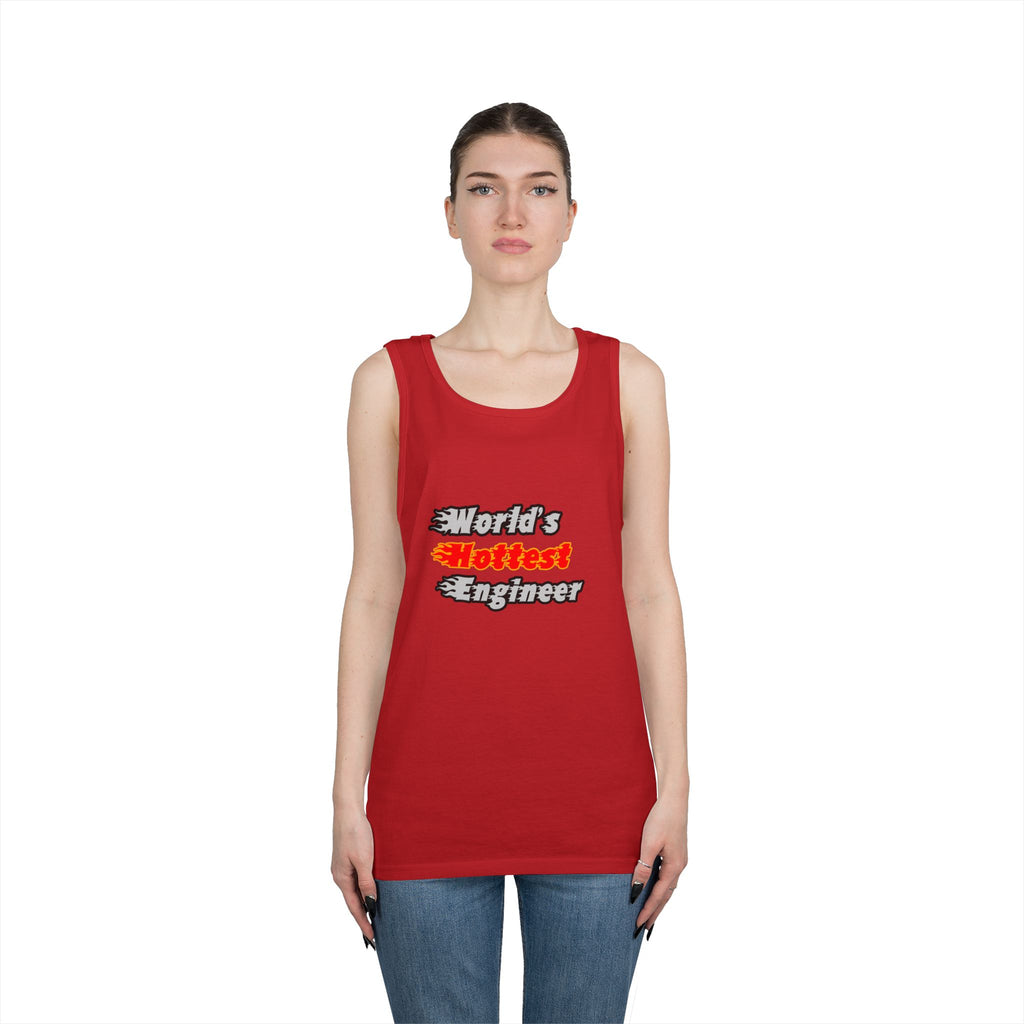 World's Hottest Engineer - Unisex Heavy Cotton Tank Top