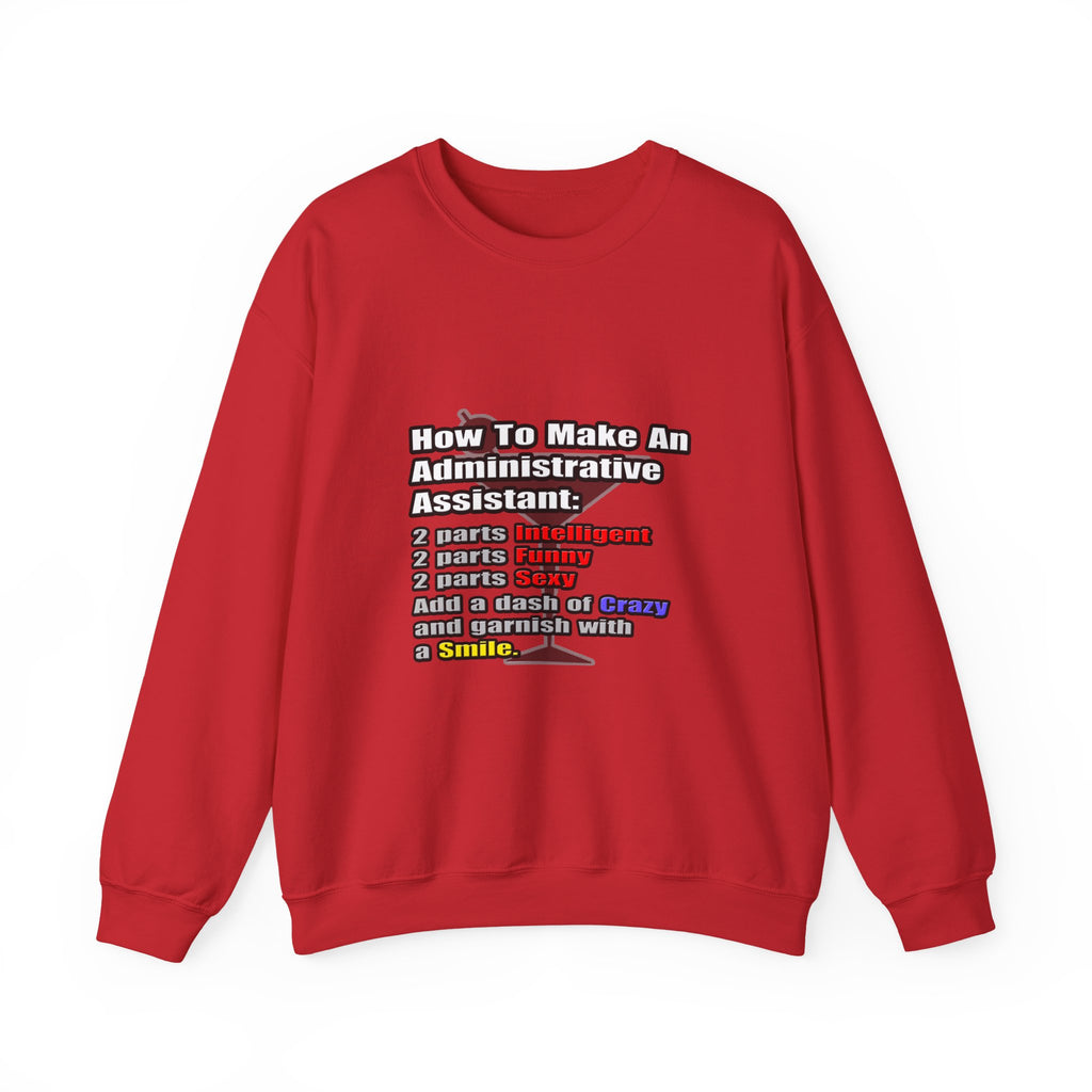 How To Make an Administrative Assistant - Unisex Heavy Blend™ Crewneck Sweatshirt