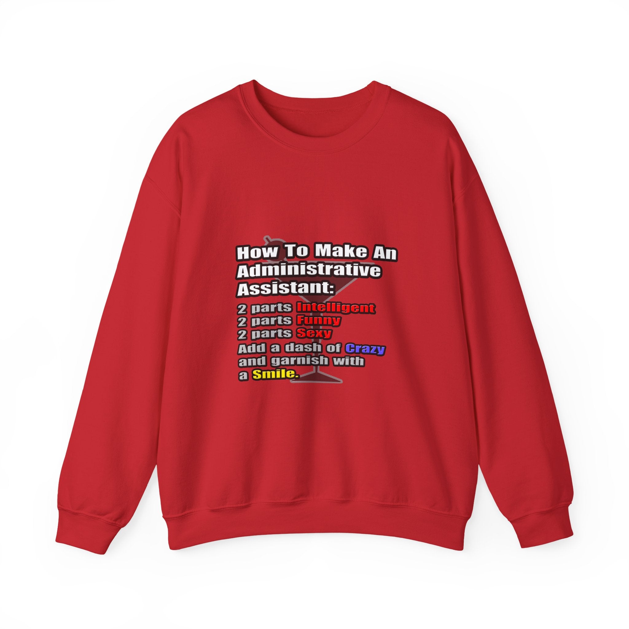 How To Make an Administrative Assistant - Unisex Heavy Blend™ Crewneck Sweatshirt