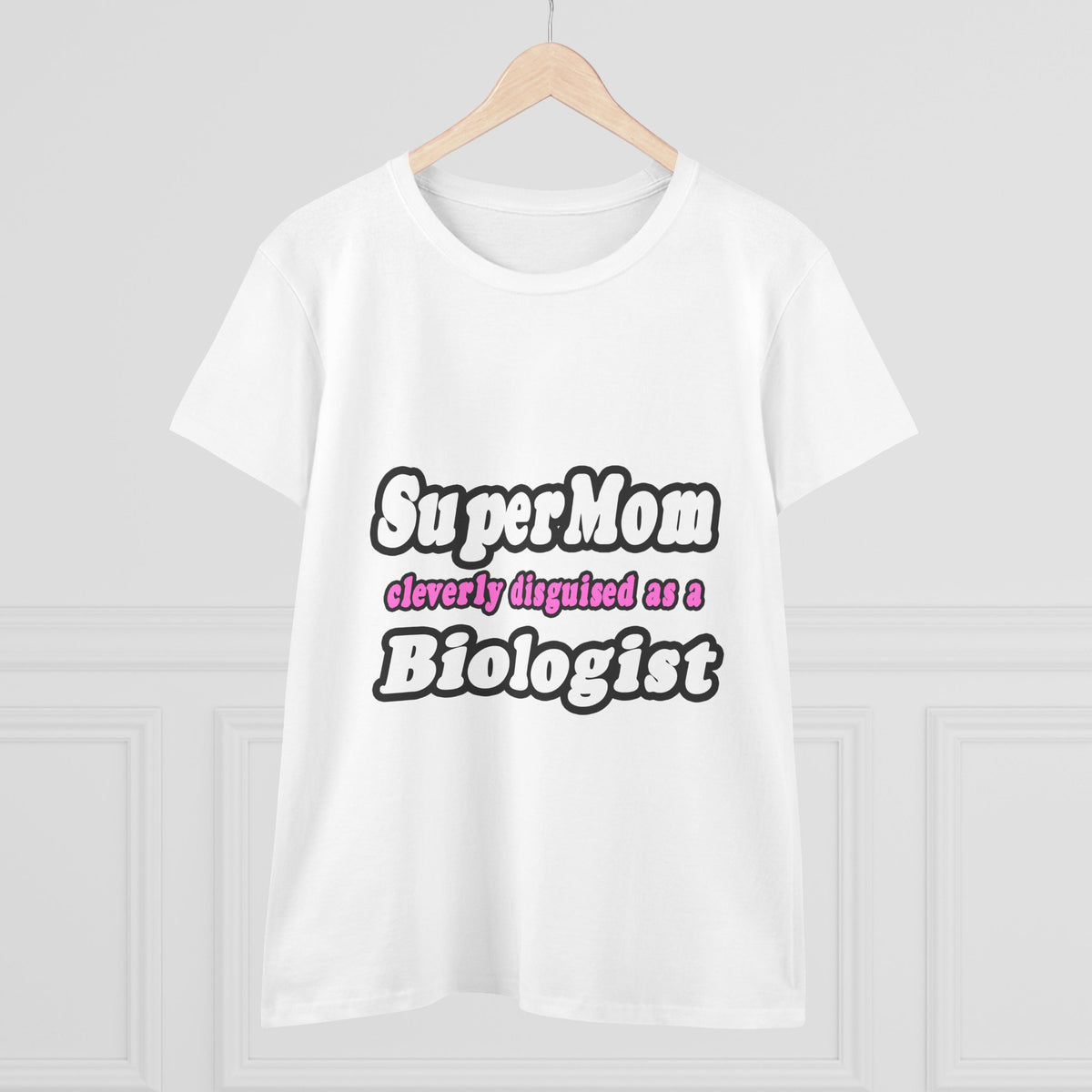 SuperMom Biologist - Women's Midweight Cotton Tee