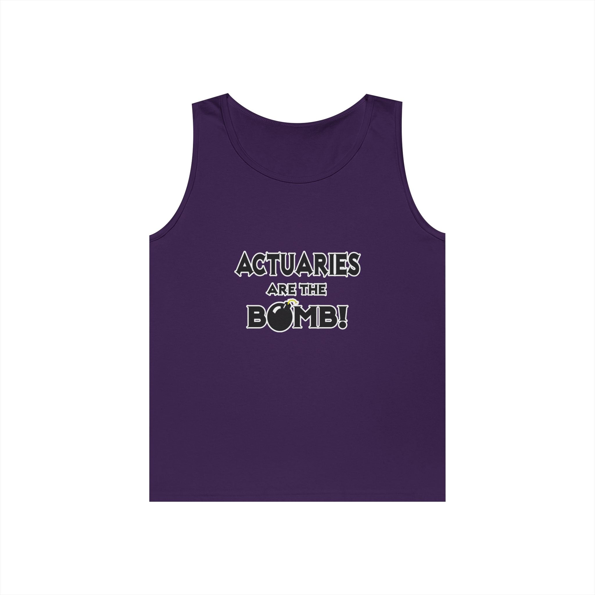 Actuaries Are The Bomb! - Unisex Heavy Cotton Tank Top