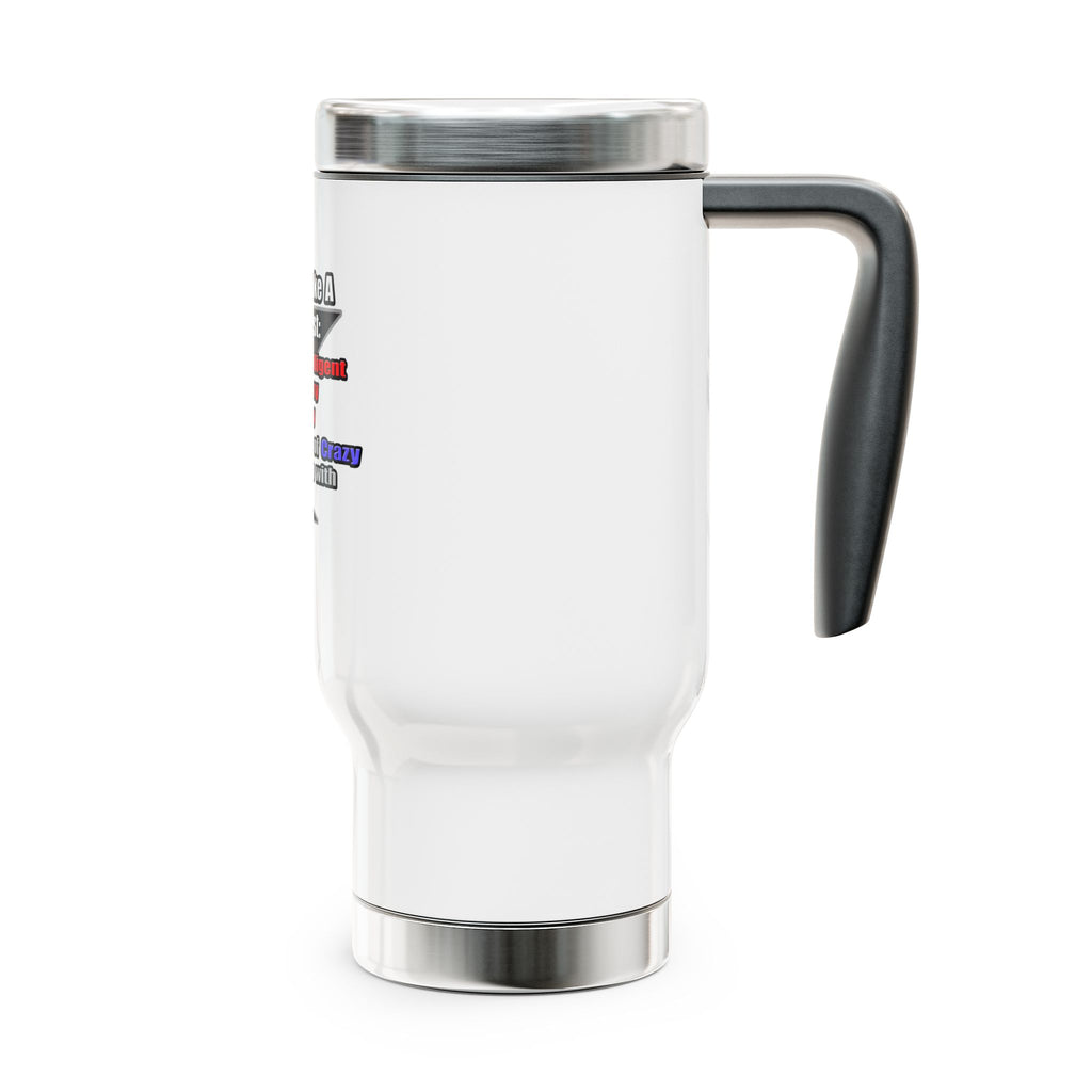 How To Make a Cardiologist - Stainless Steel Travel Mug with Handle, 14oz