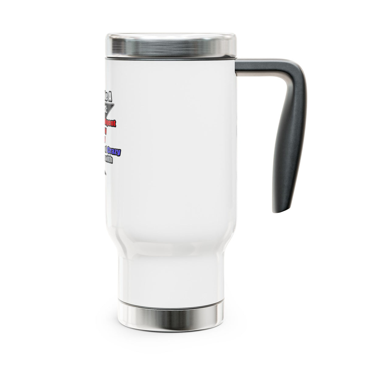 How To Make a Cardiologist - Stainless Steel Travel Mug with Handle, 14oz