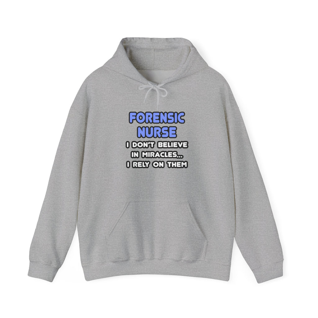 Miracles and Forensic Nurses - Unisex Heavy Blend™ Hooded Sweatshirt