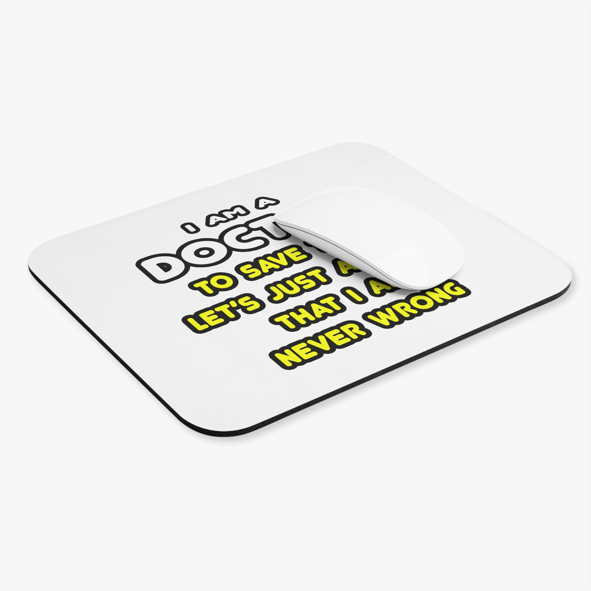 Funny Doctor T Shirts and Gifts - Mouse Pad (Rectangle)