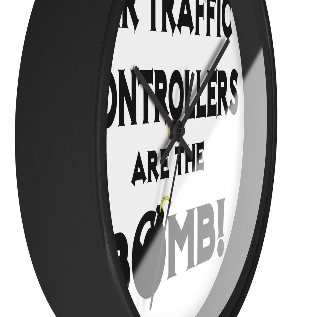 Air Traffic Controllers Are The Bomb! - Wall Clock