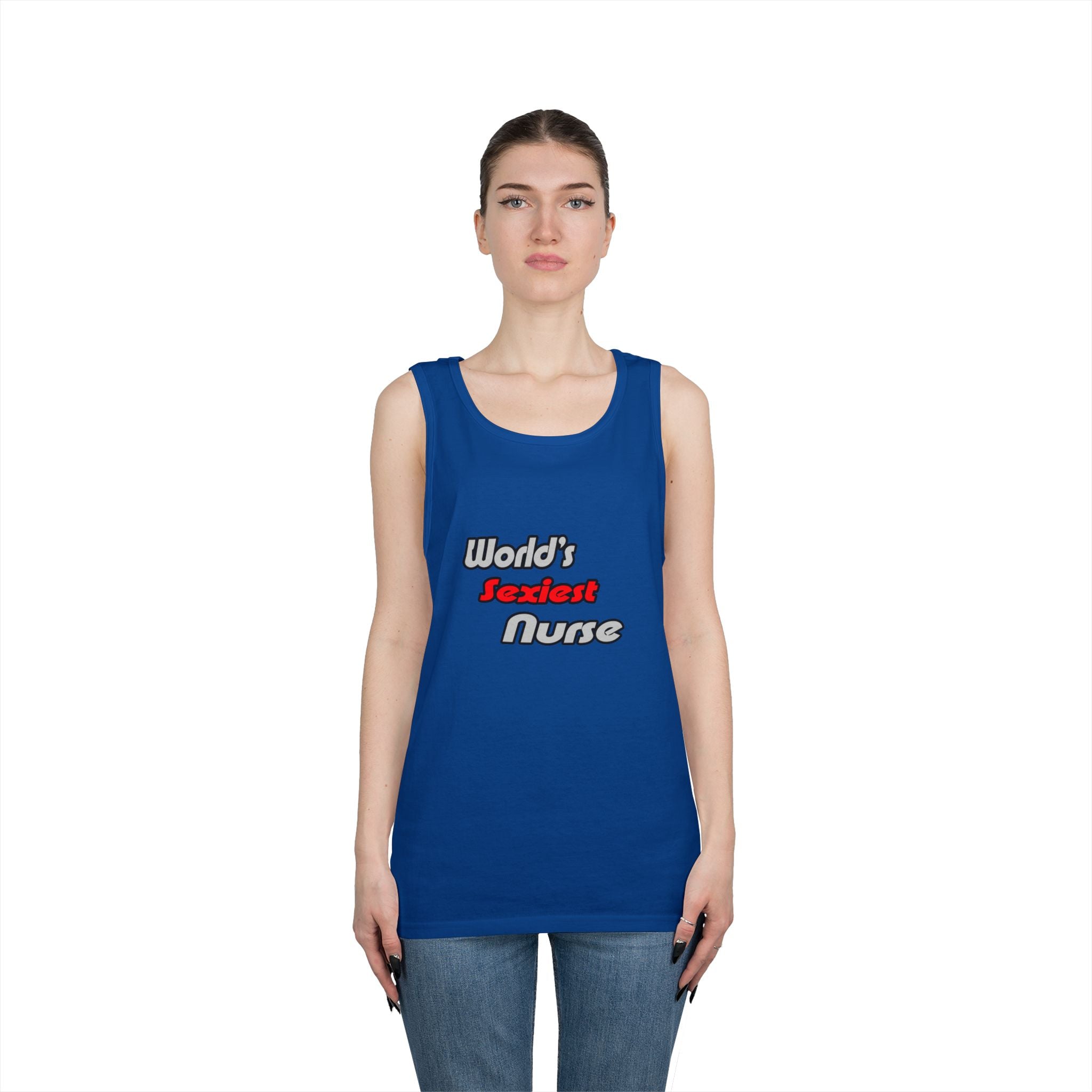 World's Sexiest Nurse - Unisex Heavy Cotton Tank Top