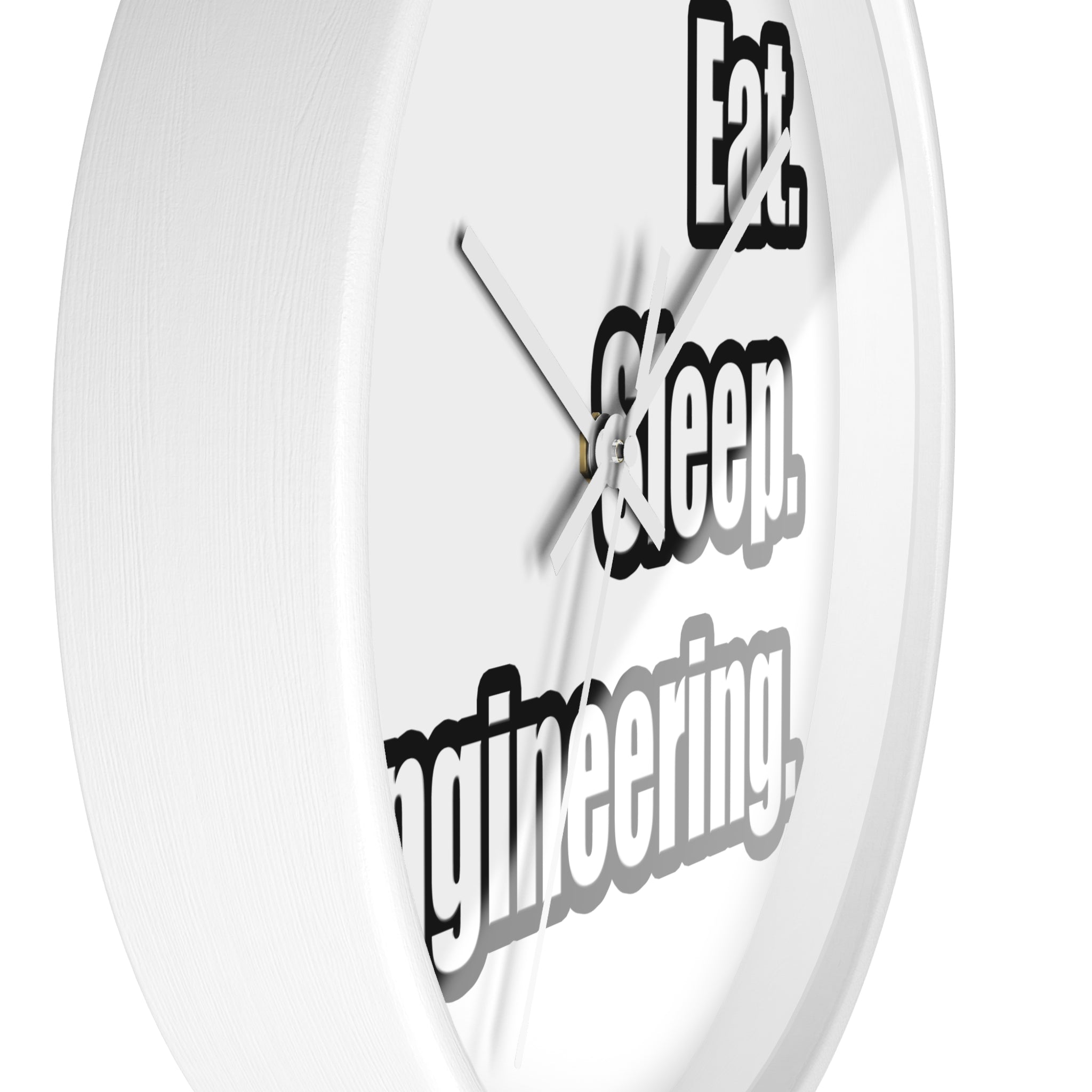 Eat. Sleep. Engineering - Wall Clock