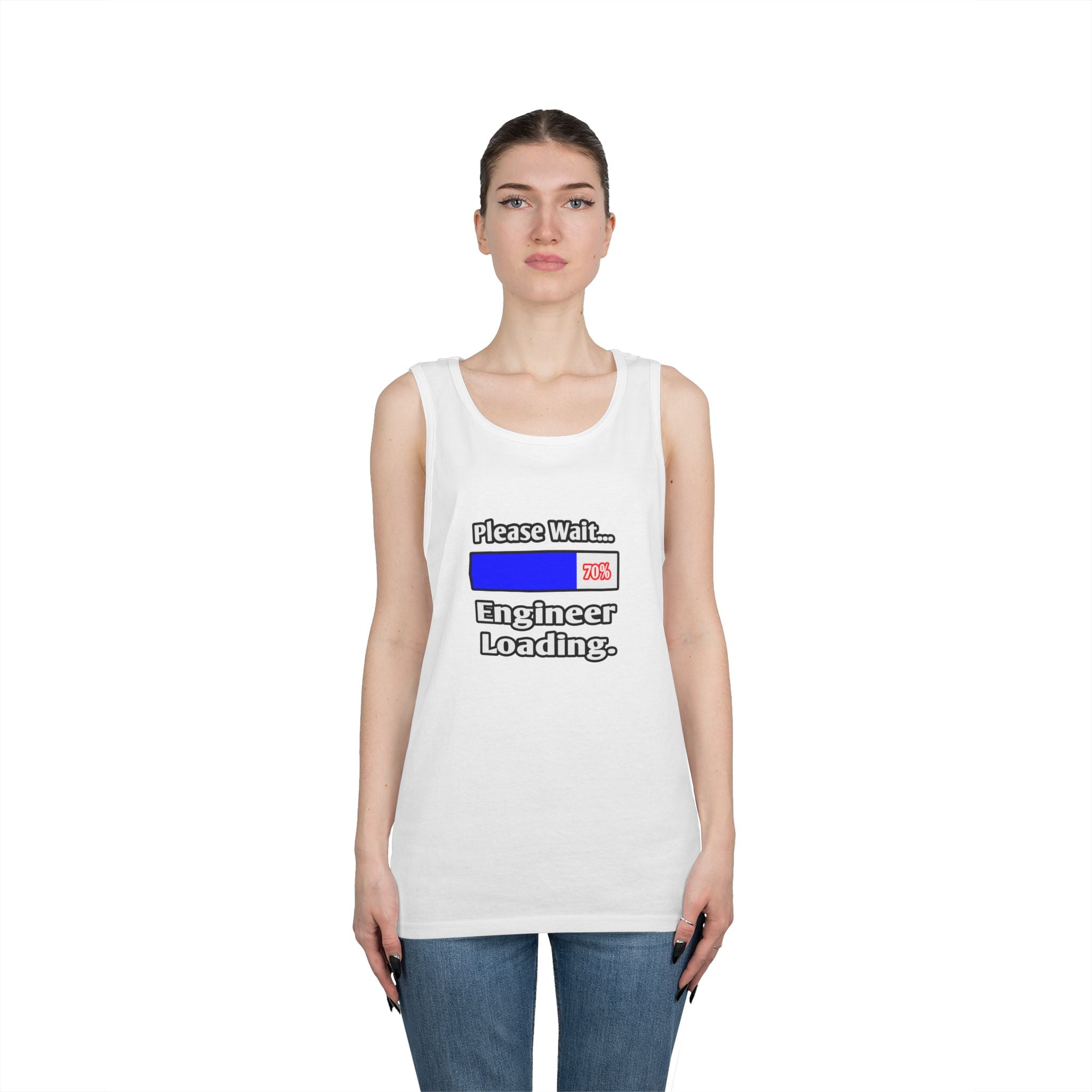 Please Wait...Engineer Loading - Unisex Heavy Cotton Tank Top