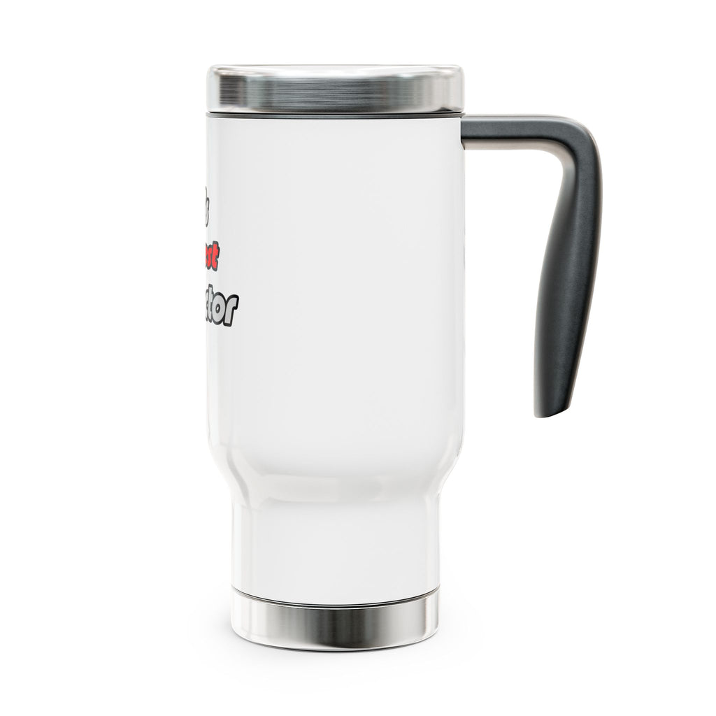 World's Sexiest Doctor - Stainless Steel Travel Mug with Handle, 14oz