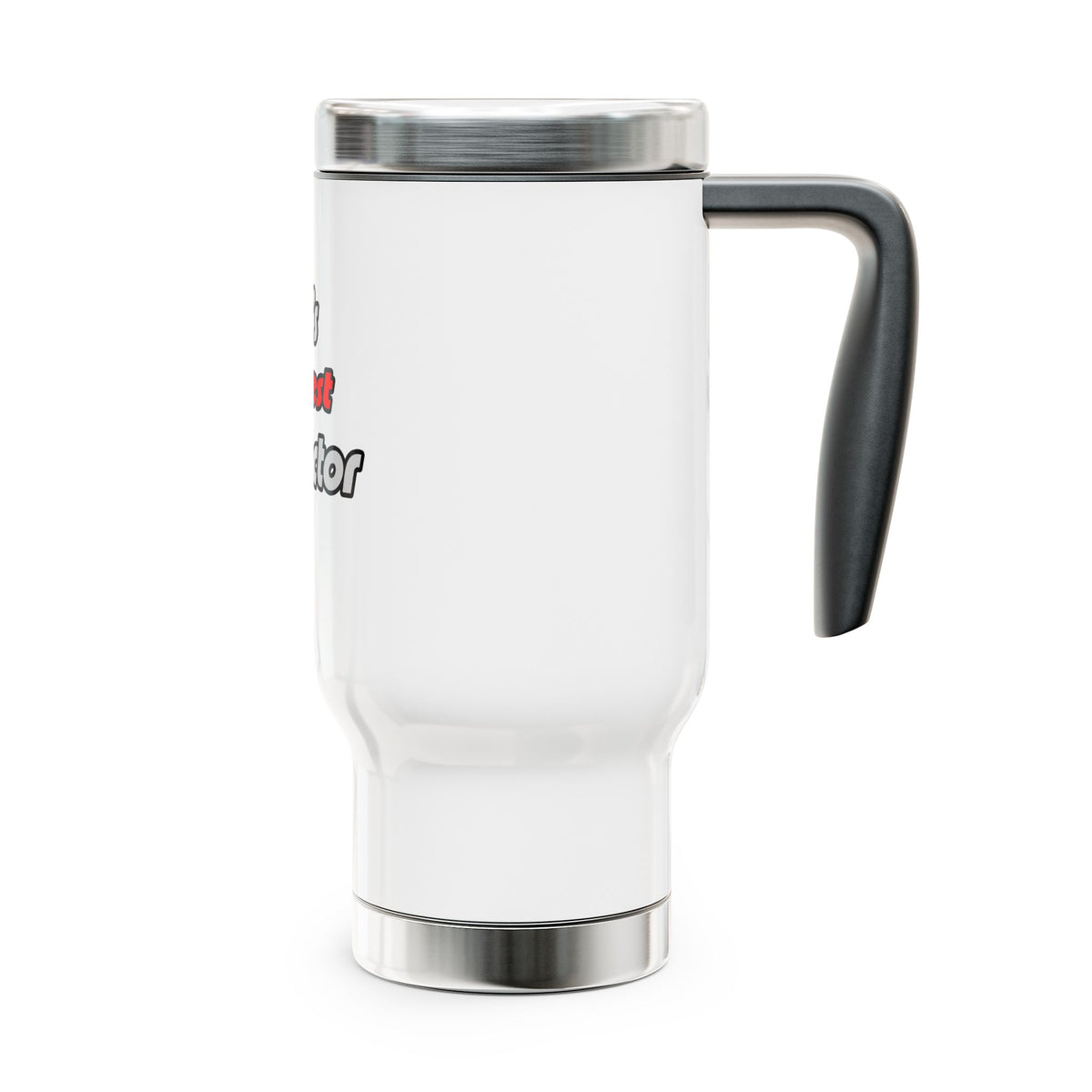 World's Sexiest Doctor - Stainless Steel Travel Mug with Handle, 14oz