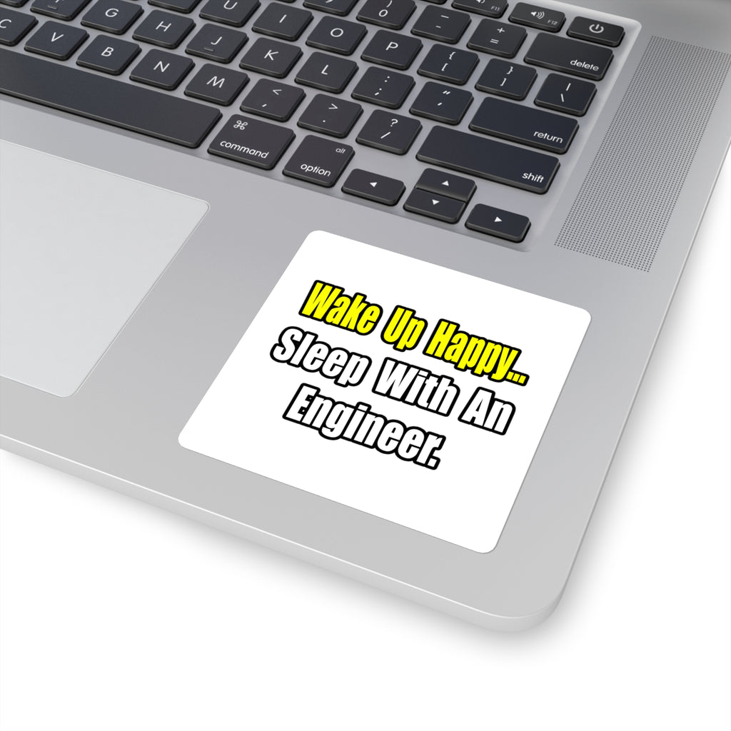 Sleep With Engineer - Square Stickers