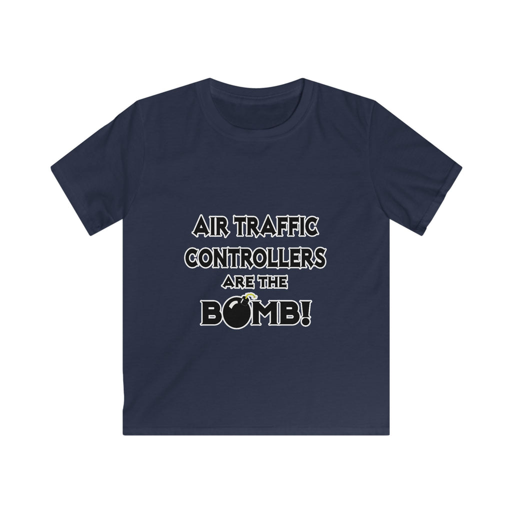Air Traffic Controllers Are The Bomb! - Kids Softstyle Tee