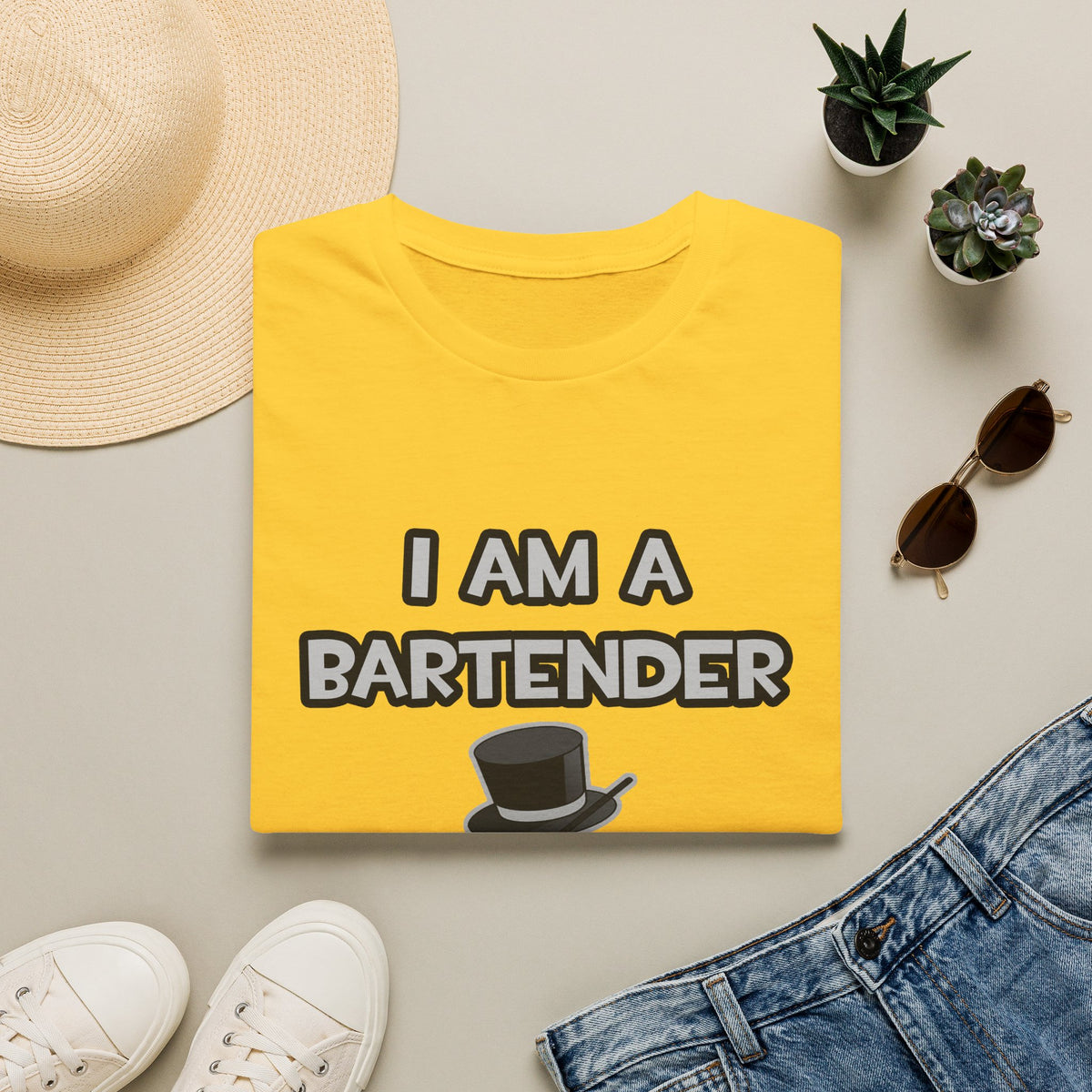 I Am A Bartender ... Not A Magician - Unisex Softstyle T-Shirt