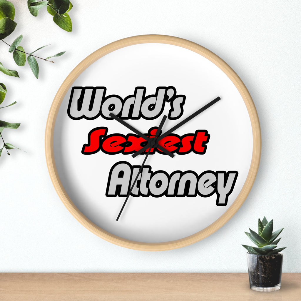 World's Sexiest Attorney - Wall Clock
