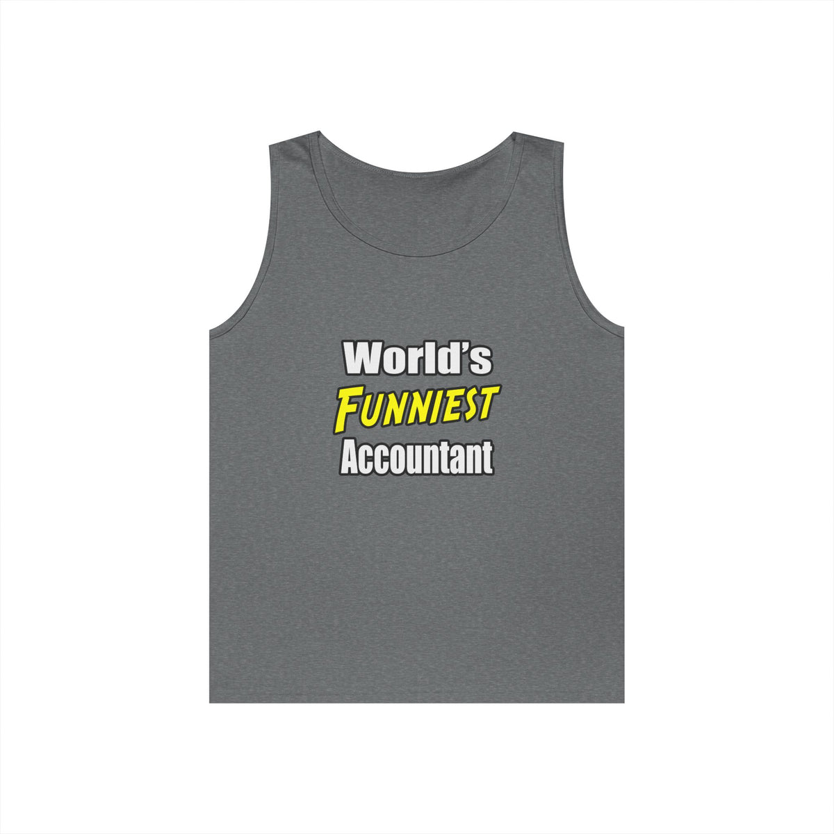 World's Funniest Accountant - Unisex Heavy Cotton Tank Top