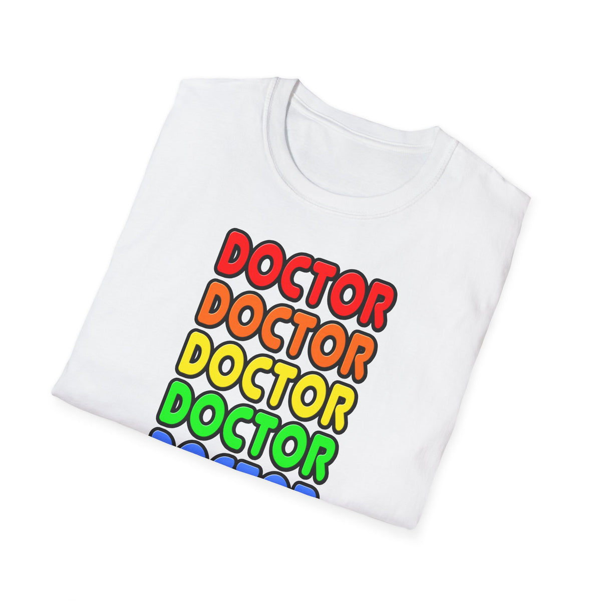 Rainbow Doctor - Unisex Softstyle T-Shirt