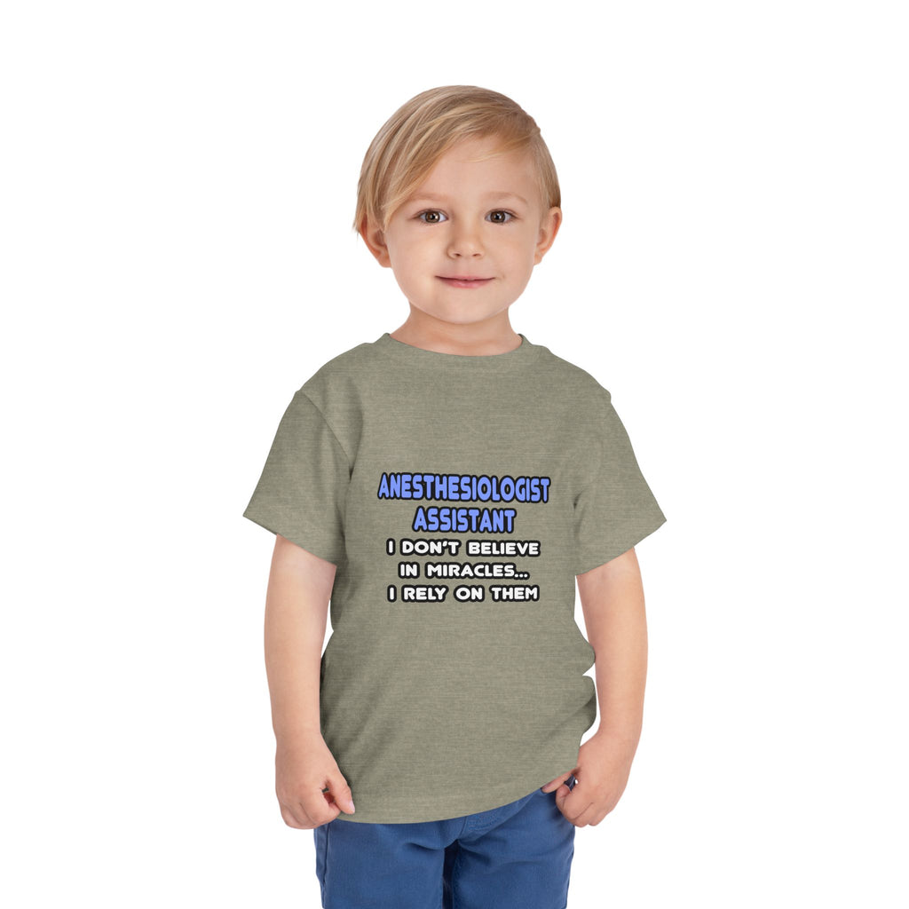 Miracles and Anesthesiologist Assistants - Toddler Short Sleeve Tee