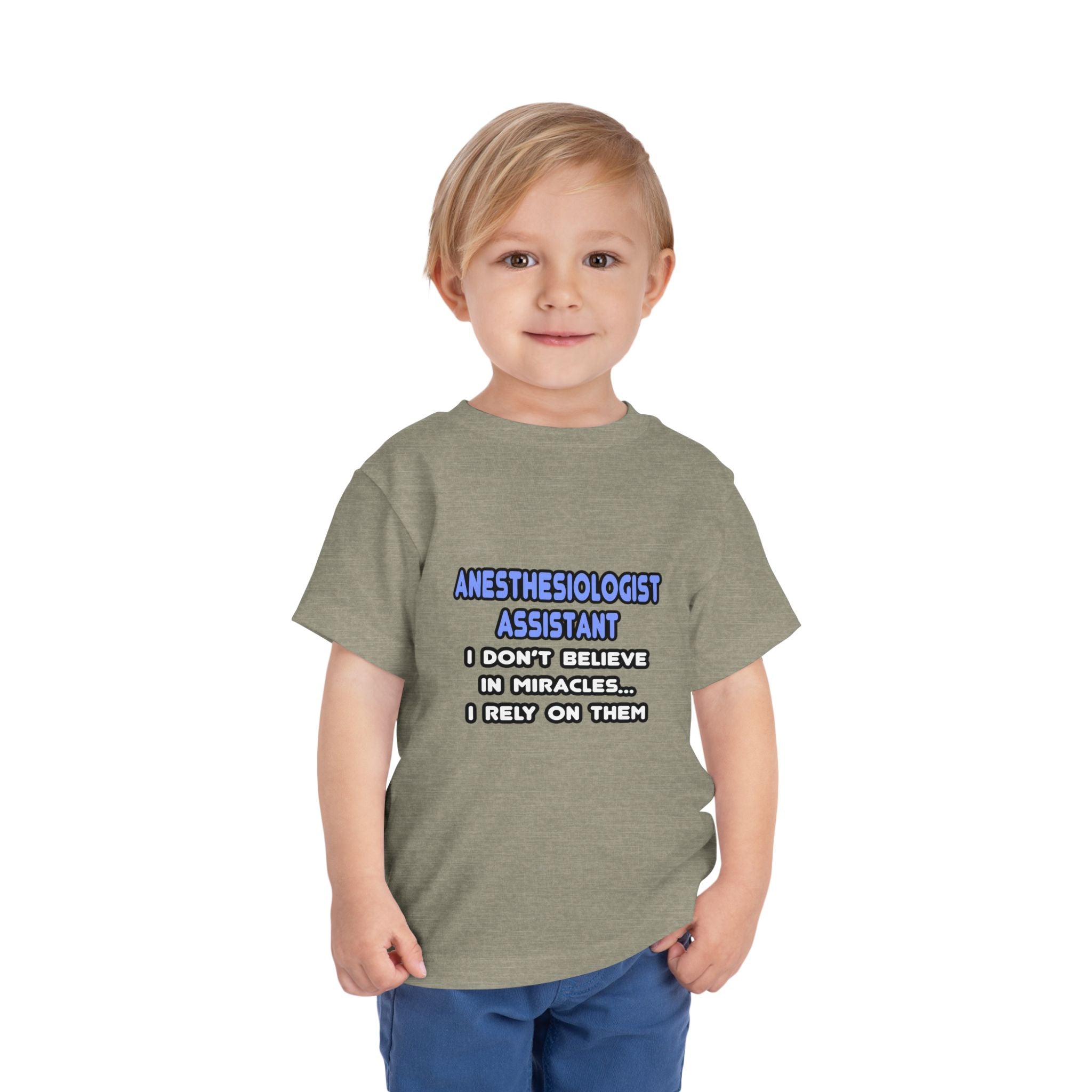 Miracles and Anesthesiologist Assistants - Toddler Short Sleeve Tee