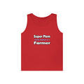 Super Mom ... Farmer - Unisex Heavy Cotton Tank Top