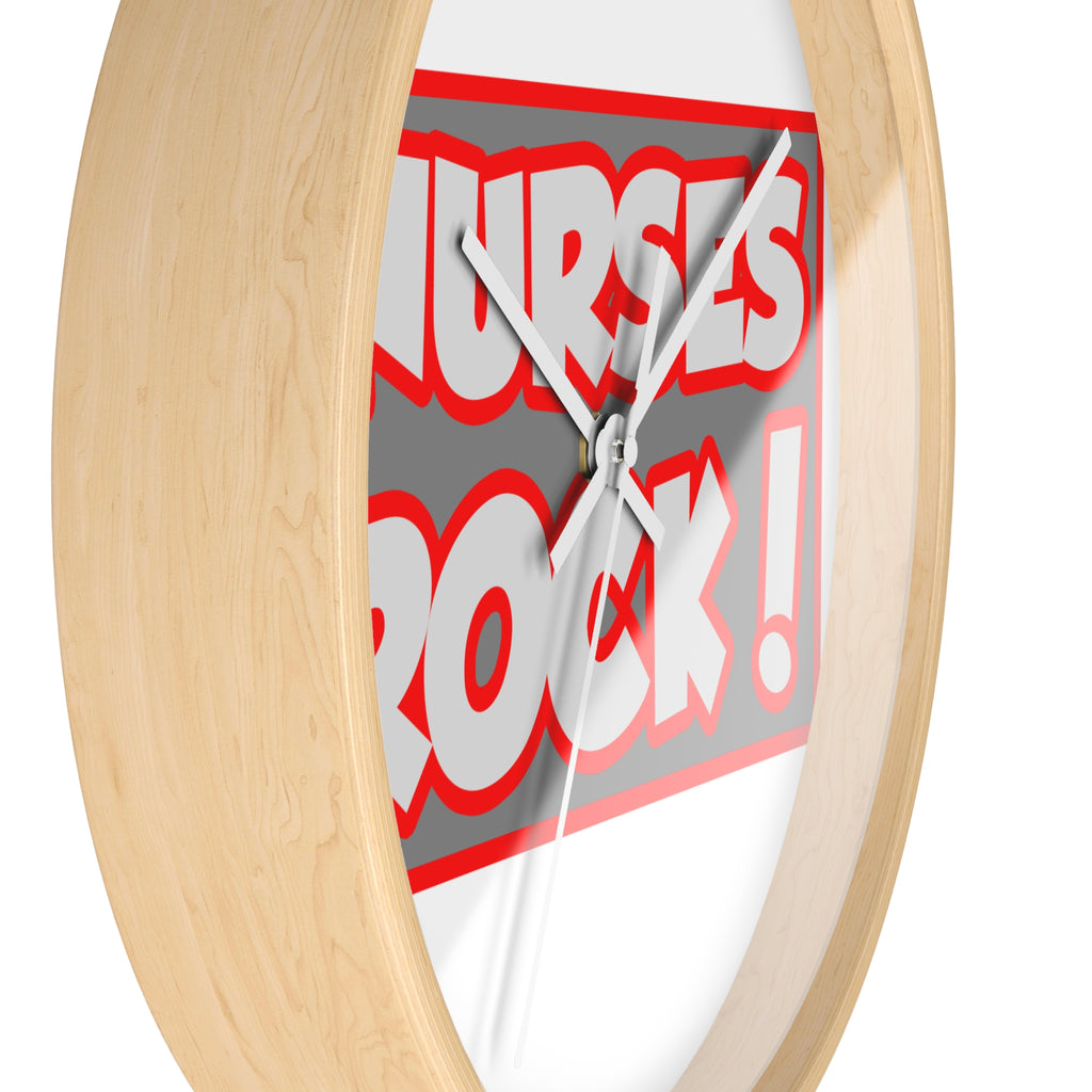 Nurses Rock! - Wall Clock