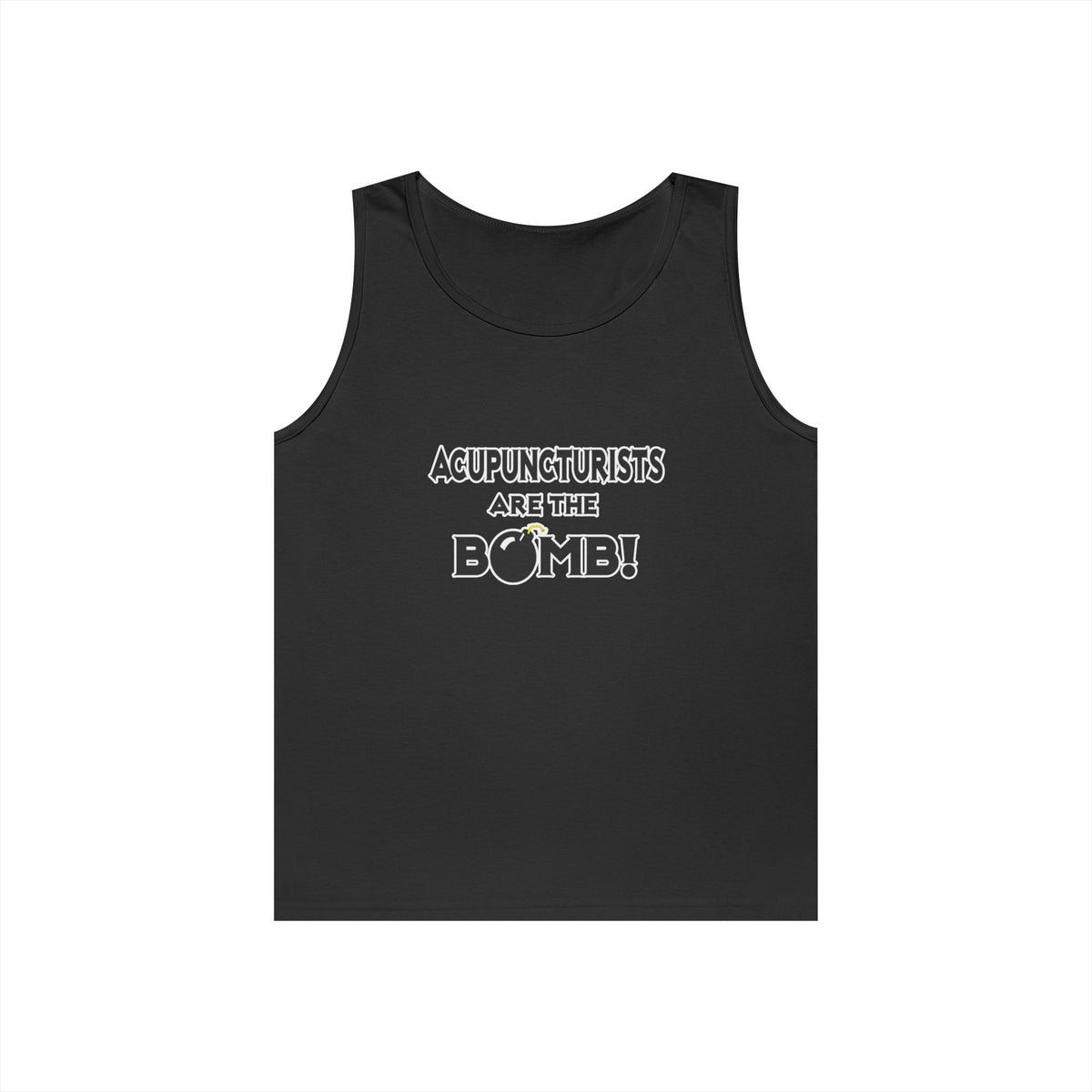 Acupuncturists Are The Bomb! - Unisex Heavy Cotton Tank Top