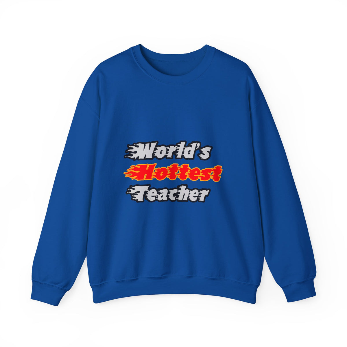World's Hottest Teacher - Unisex Heavy Blend™ Crewneck Sweatshirt