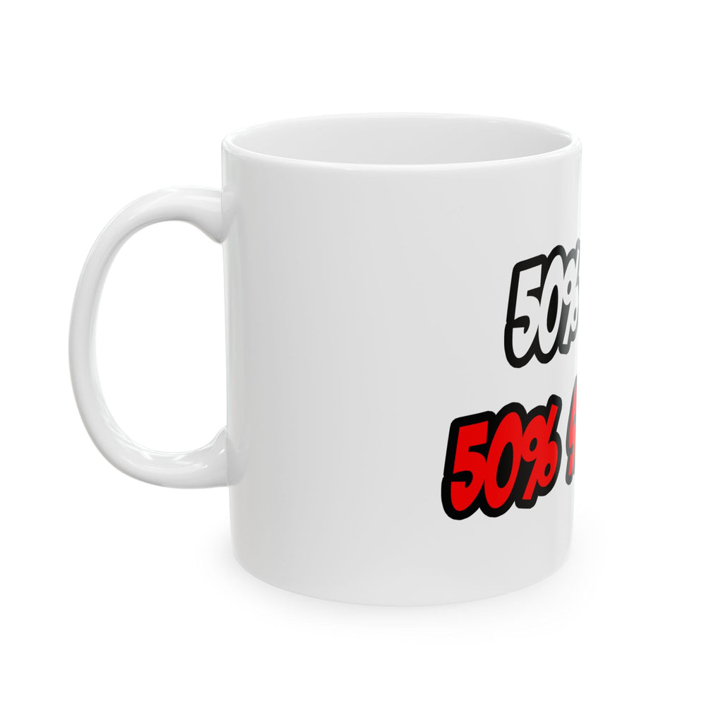 Half Nurse...Half Superhero - Ceramic Mug, (11oz, 15oz)