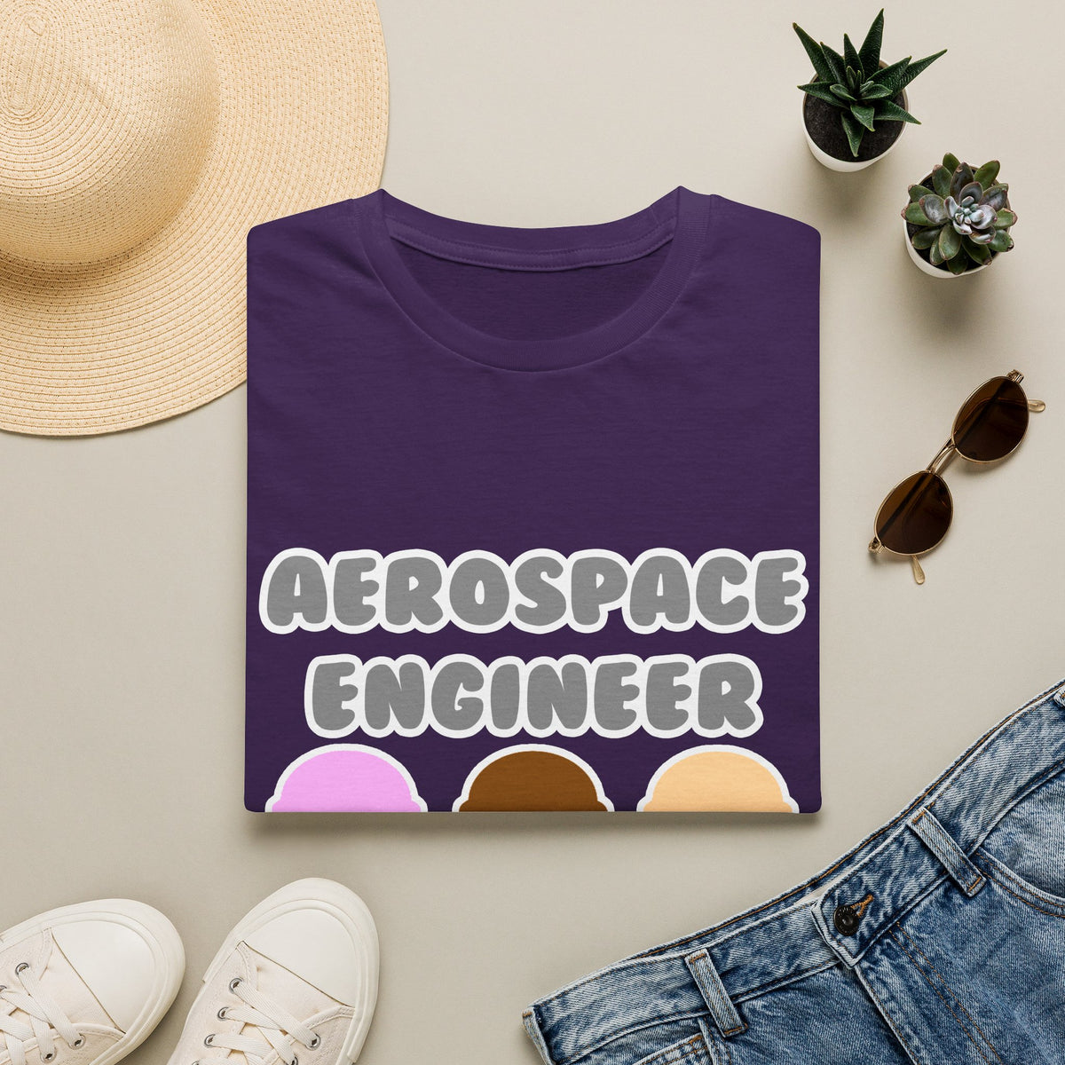 Aerospace Engineer ... Will Work For Ice Cream - Unisex Softstyle T-Shirt