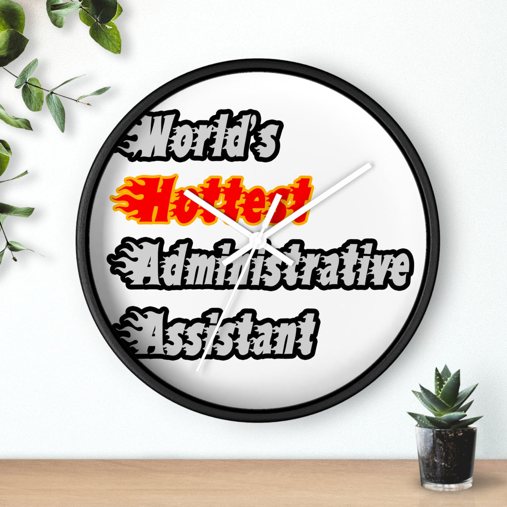 World's Hottest Administrative Assistant - Wall Clock