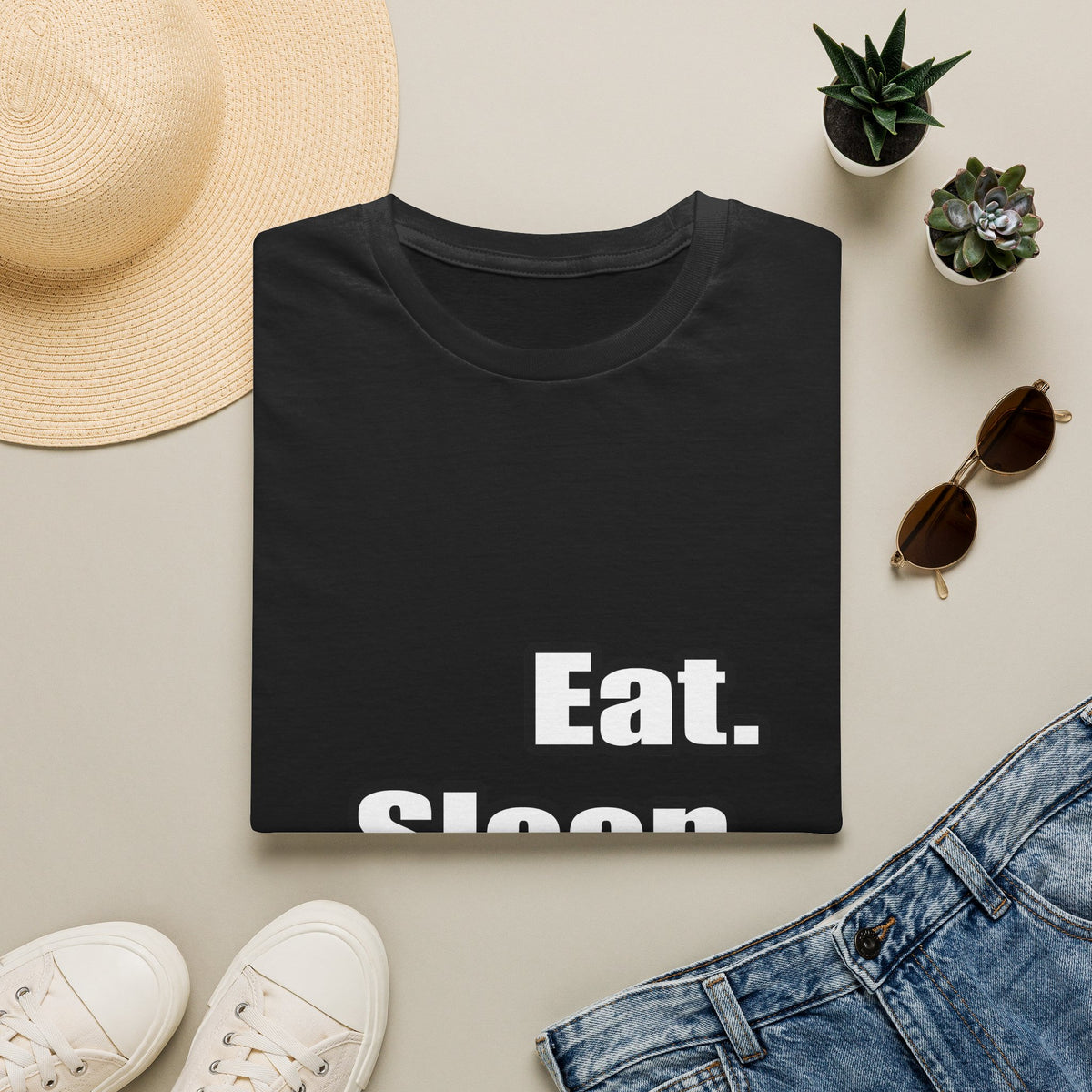 eat sleep teach - Unisex Softstyle T-Shirt