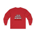Deal With It ... Funny Architect - Unisex Ultra Cotton Long Sleeve Tee