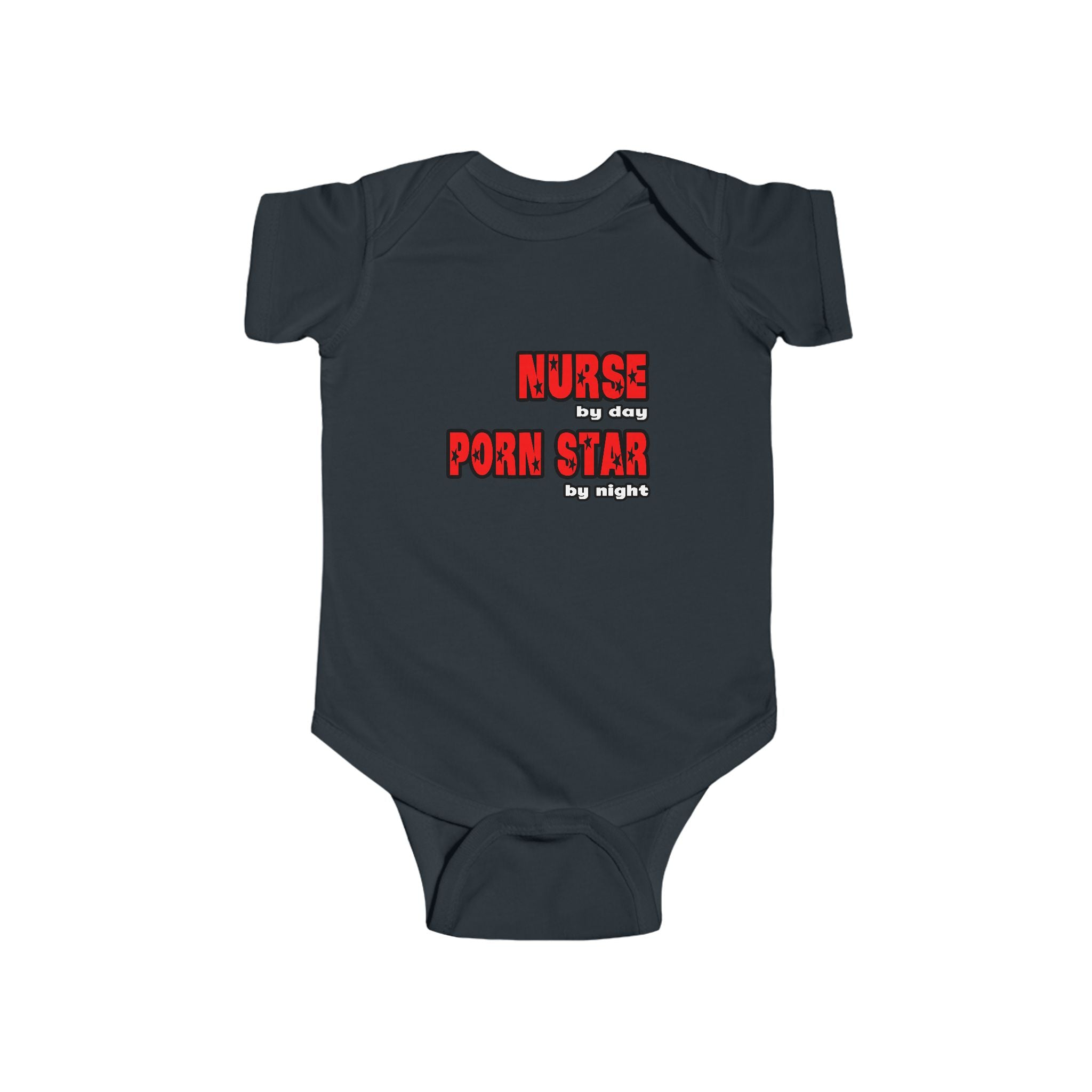 Nurse By Day...Porn Star By Night - Infant Fine Jersey Bodysuit