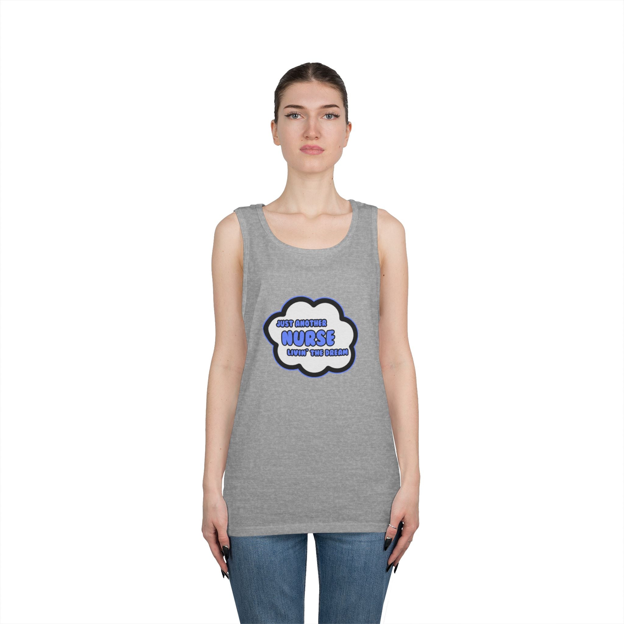 Nurse .. Livin' The Dream - Unisex Heavy Cotton Tank Top