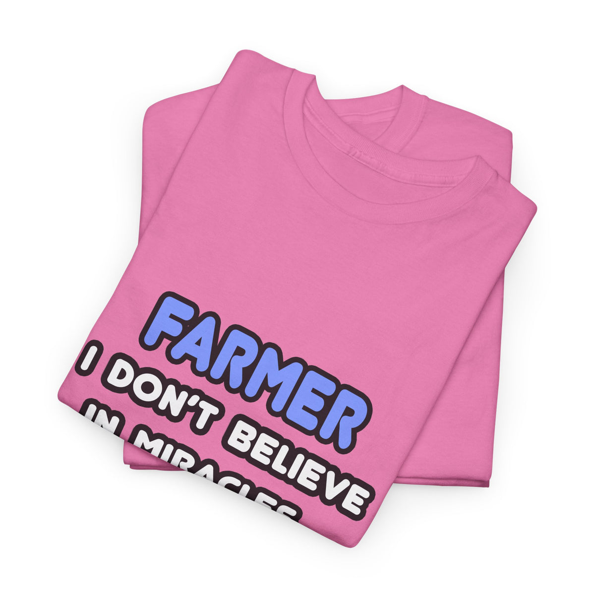 Miracles and Farmers - Unisex Heavy Cotton Tee