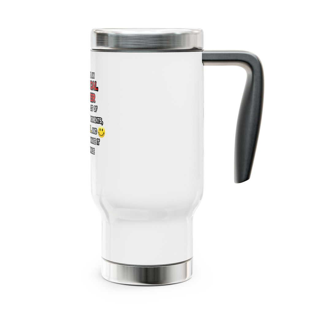 Funny Electrical Engineer ... OMG WTF LOL - Stainless Steel Travel Mug with Handle, 14oz