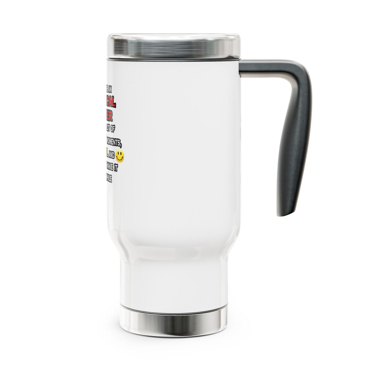 Funny Electrical Engineer ... OMG WTF LOL - Stainless Steel Travel Mug with Handle, 14oz