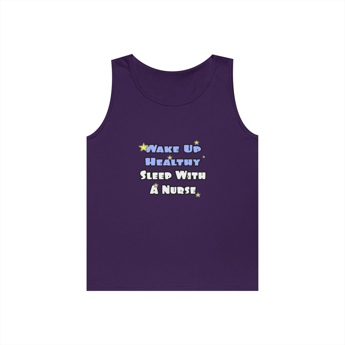 Wake Up Healthy...Sleep With a Nurse - Unisex Heavy Cotton Tank Top