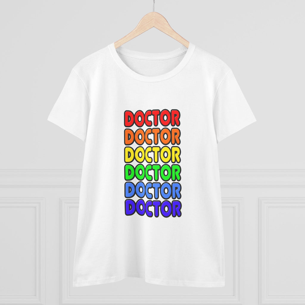 Rainbow Doctor - Women's Midweight Cotton Tee
