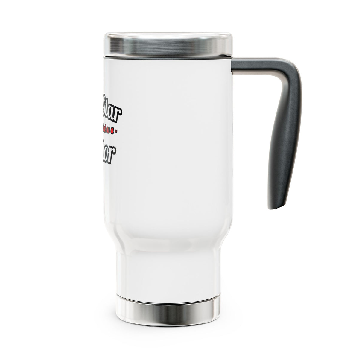 Porn Star...Doctor - Stainless Steel Travel Mug with Handle, 14oz