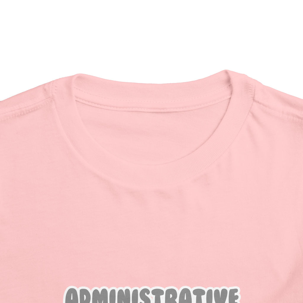 Administrative Asst ... Will Work For Ice Cream - Toddler Short Sleeve Tee