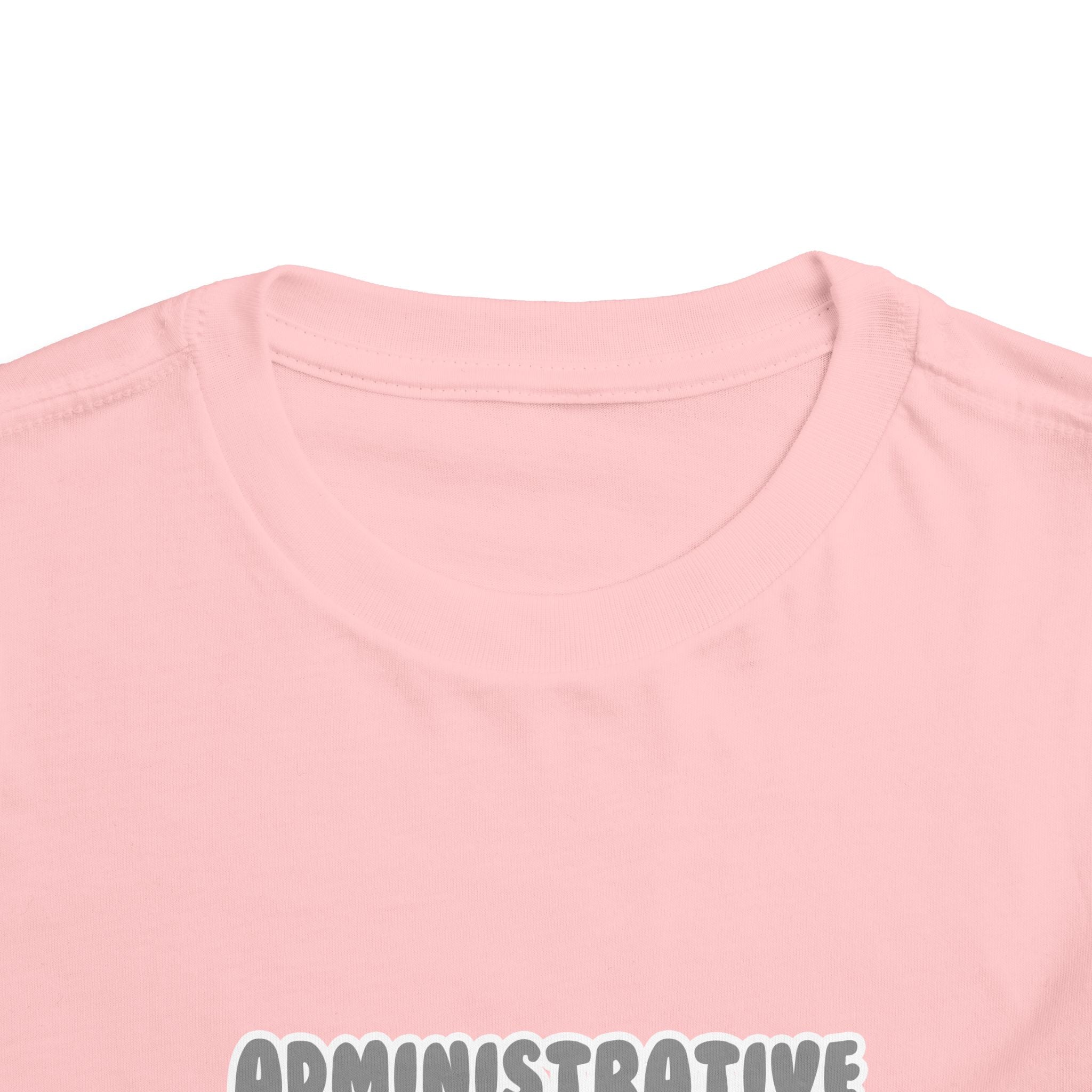 Administrative Asst ... Will Work For Ice Cream - Toddler Short Sleeve Tee